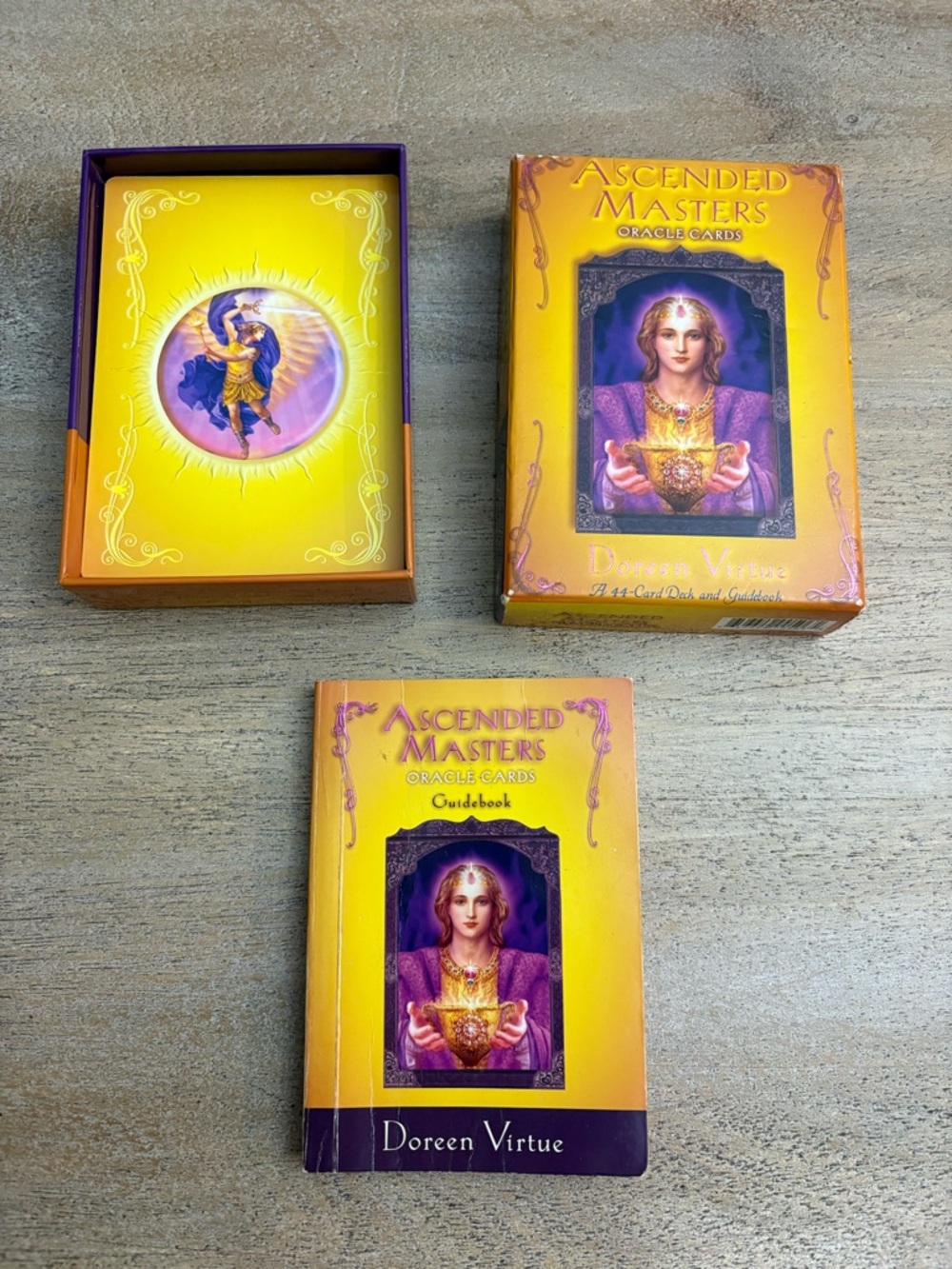 Doreen Virtue Ascended Masters Oracle Cards 44-Card Deck & Guidebook OOP Vtg - Picture 3 of 5